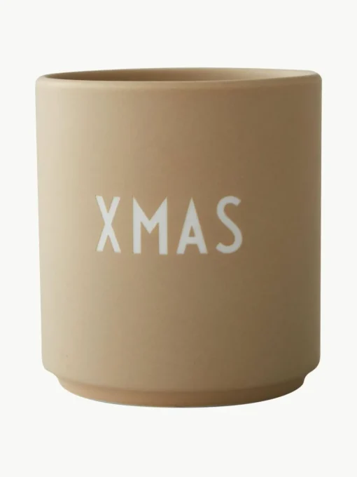 Design Becher Favourite XMAS mit Schriftzug