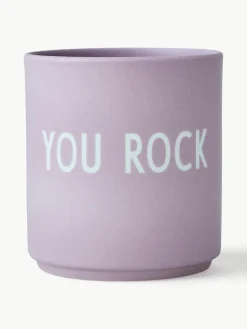 Design Becher Favourite YOU ROCK mit Schriftzug