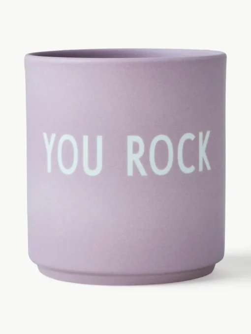 Design Becher Favourite YOU ROCK mit Schriftzug