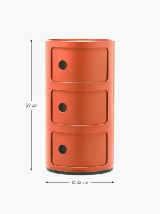 Design Container Componibili, 3 Elemente