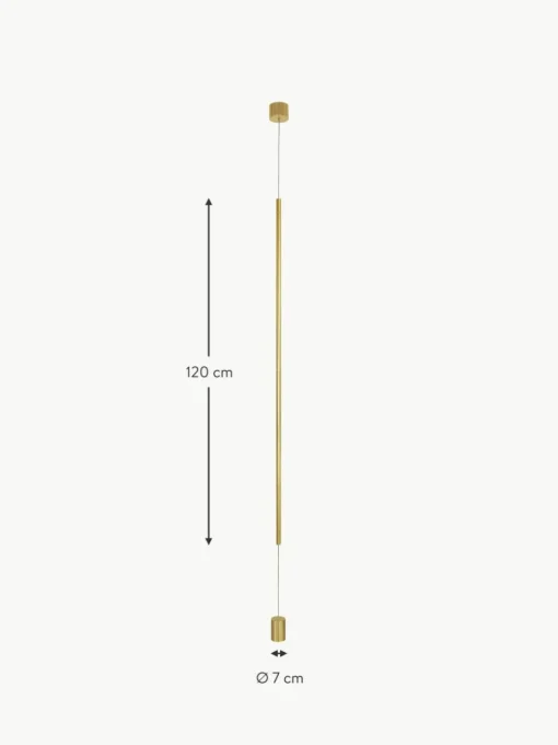 Design LED-Pendelleuchte mit Bodenverankerung Elettra