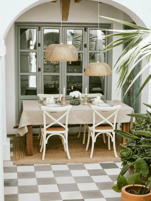 Design Pendelleuchte Eden aus Bambus