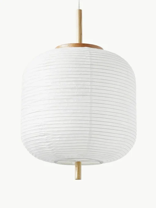 Design Pendelleuchte Misaki aus Reispapier