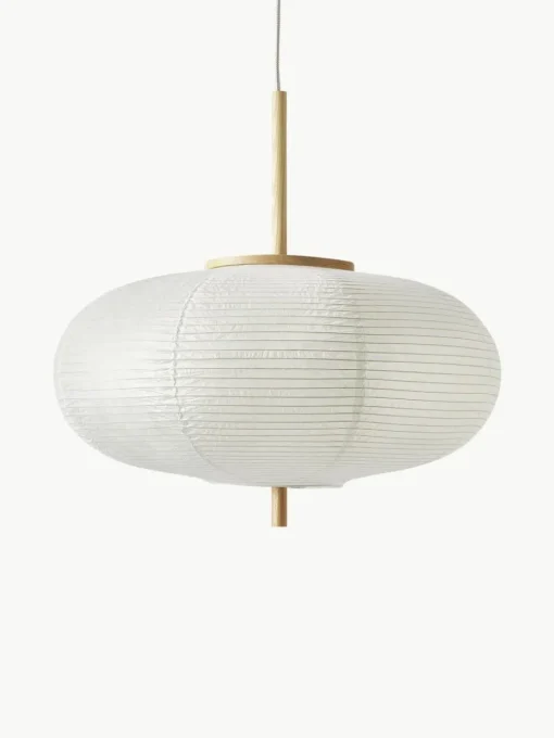Design Pendelleuchte Misaki aus Reispapier