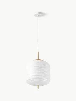 Design Pendelleuchte Misaki aus Reispapier
