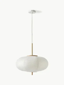 Design Pendelleuchte Misaki aus Reispapier
