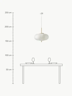 Design Pendelleuchte Misaki aus Reispapier