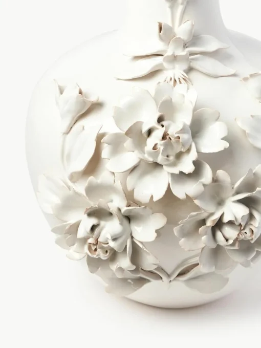 Design Porzellan-Vase Rose, H 37 cm