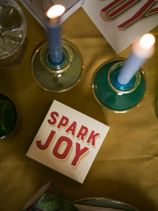 Design Streichholzschachtel Spark Joy