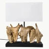 Design Tischlampe Nature aus Treibholz
