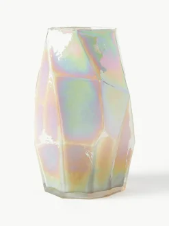 Design Vase Luster, irisirend, H 41 cm