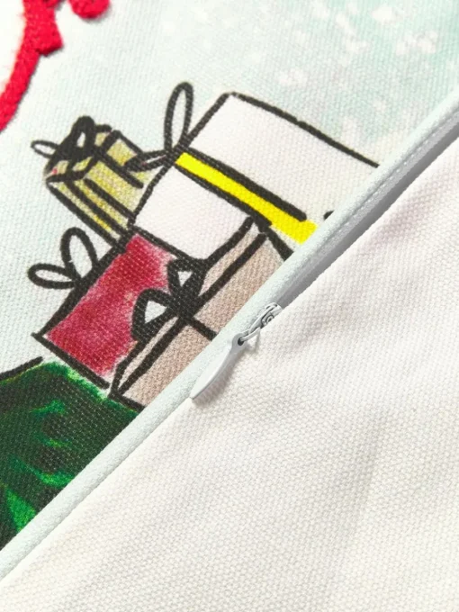 Designer Baumwoll-Kissenhülle Sled von Kera Till