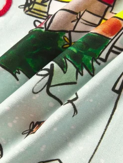 Designer Baumwoll-Kissenhülle Sled von Kera Till