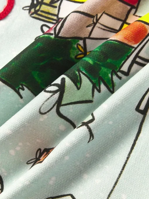 Designer Baumwoll-Kissenhülle Sled von Kera Till