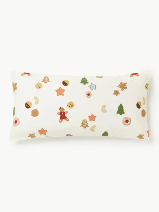 Designer Baumwollperkal-Kopfkissenbezug Cookies von Kera Till