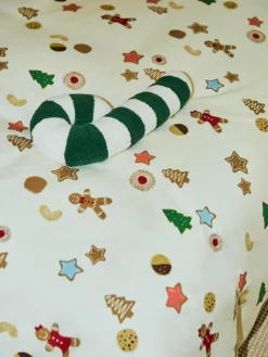 Designer Baumwollperkal-Kopfkissenbezug Cookies von Kera Till