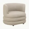 Designer Bouclé-Sessel Solomon
