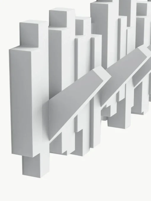 Designer Garderobenleiste Sticks