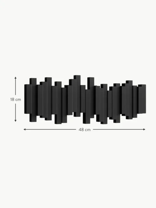 Designer Garderobenleiste Sticks