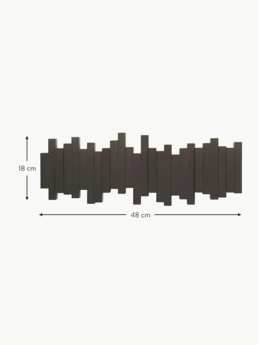 Designer Garderobenleiste Sticks