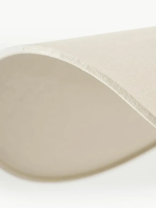 Design-Pendelleuchte Kenzie aus Leinen