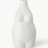 Design-Vase Elora aus Steingut, H 18 cm
