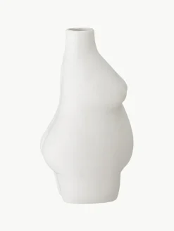 Design-Vase Elora aus Steingut, H 18 cm