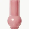 Design-Vase Flamingo aus Glas, H 25 cm