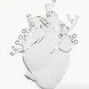Designvase Love in Bloom aus Glas, H 24 cm