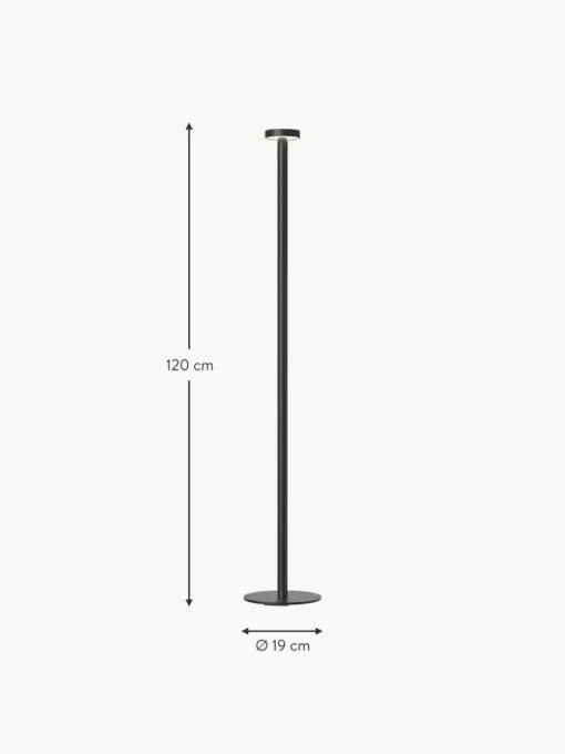 Dimmbare LED-Außenstehlampe Boro