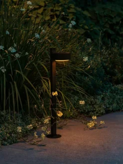 Dimmbare LED-Bodenleuchte Plaff-On!, mundgeblasen
