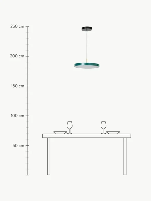 Dimmbare LED-Pendelleuchte Asteria, in verschiedenen Größen