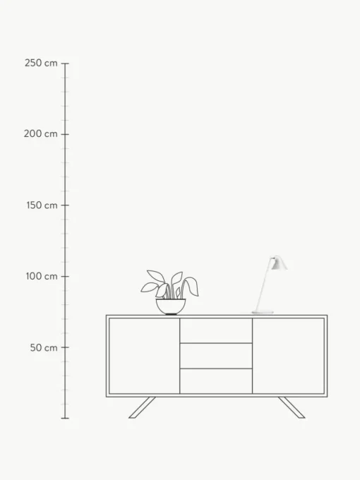 Dimmbare LED-Schreibtischlampe NJP