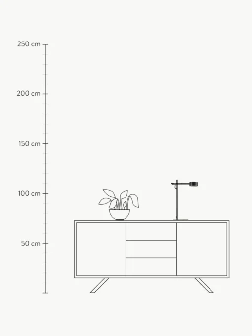 Dimmbare LED-Schreibtischlampe Clyde