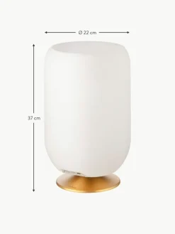 Dimmbare LED-Tischlampe Atmos mit Bluetooth-Lautsprecher und Flaschenkühler