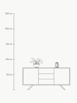 Dimmbare LED-Tischlampe Castellum mit Diffusorscheibe
