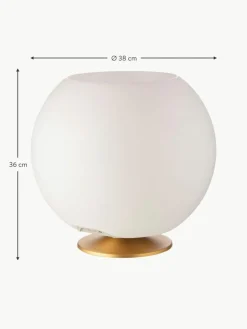 Dimmbare LED-Tischlampe Sphere mit Bluetooth-Lautsprecher und Flaschenkühler