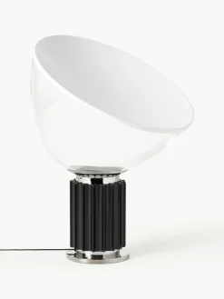 Dimmbare LED-Tischlampe Taccia Small, mundgeblasen