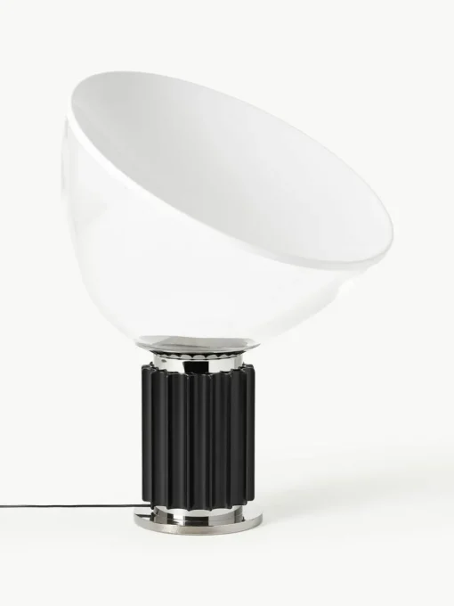Dimmbare LED-Tischlampe Taccia Small, mundgeblasen