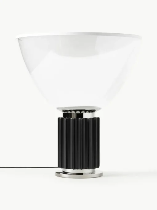 Dimmbare LED-Tischlampe Taccia Small, mundgeblasen