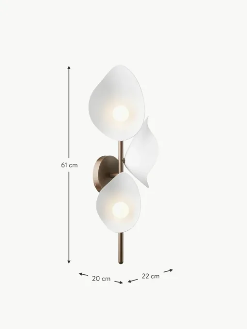Dimmbare LED-Wandleuchte Florii
