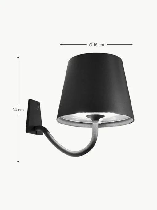 Dimmbare LED-Wandleuchte Poldina