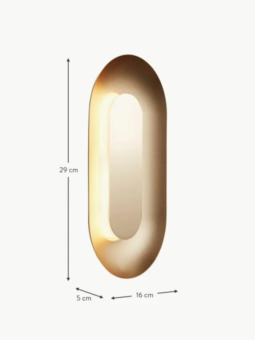 Dimmbare LED-Wandleuchte Sasi