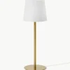 Dimmbare Tischlampe Fausta mit USB-Anschluss