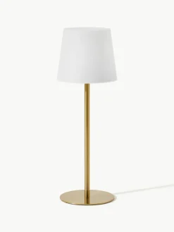 Dimmbare Tischlampe Fausta mit USB-Anschluss