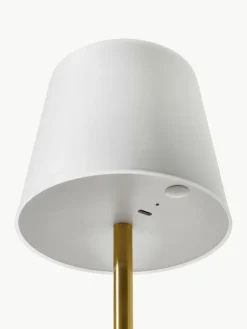 Dimmbare Tischlampe Fausta mit USB-Anschluss