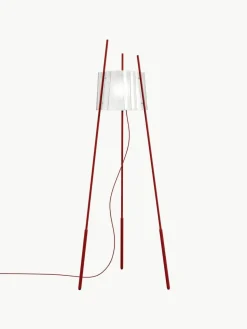Dimmbare Tripod Stehlampe Tyla, mundgeblasen