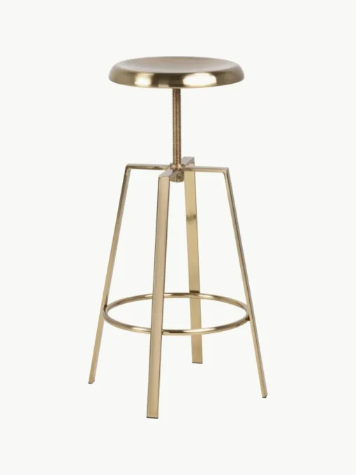 Drehbarer Metall-Barhocker Goose, höhenverstellbar