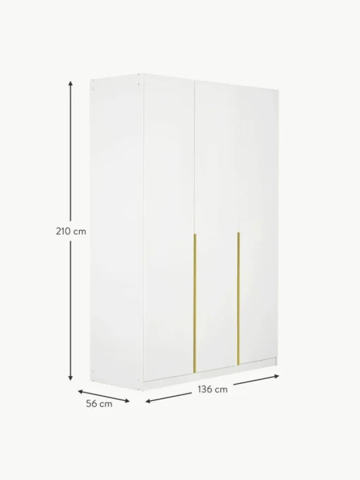 Drehtürenschrank Mia, 3-türig