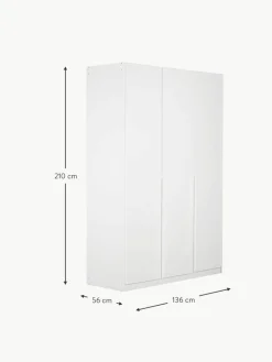 Drehtürenschrank Mia, 3-türig